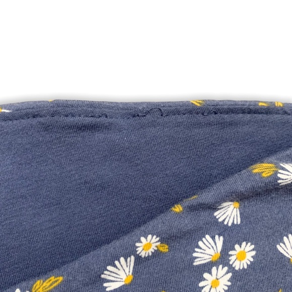 Wild Fable Floral Blue Daisy Tube Top Strapless Cropped Flower Print Size XL - Picture 7 of 12